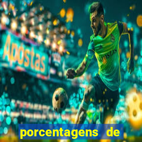 porcentagens de jogos pagantes